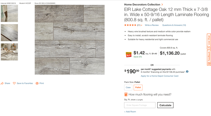 home-depot-product-detail-page-EIR-lake-cottage-oak-laminate-flooring