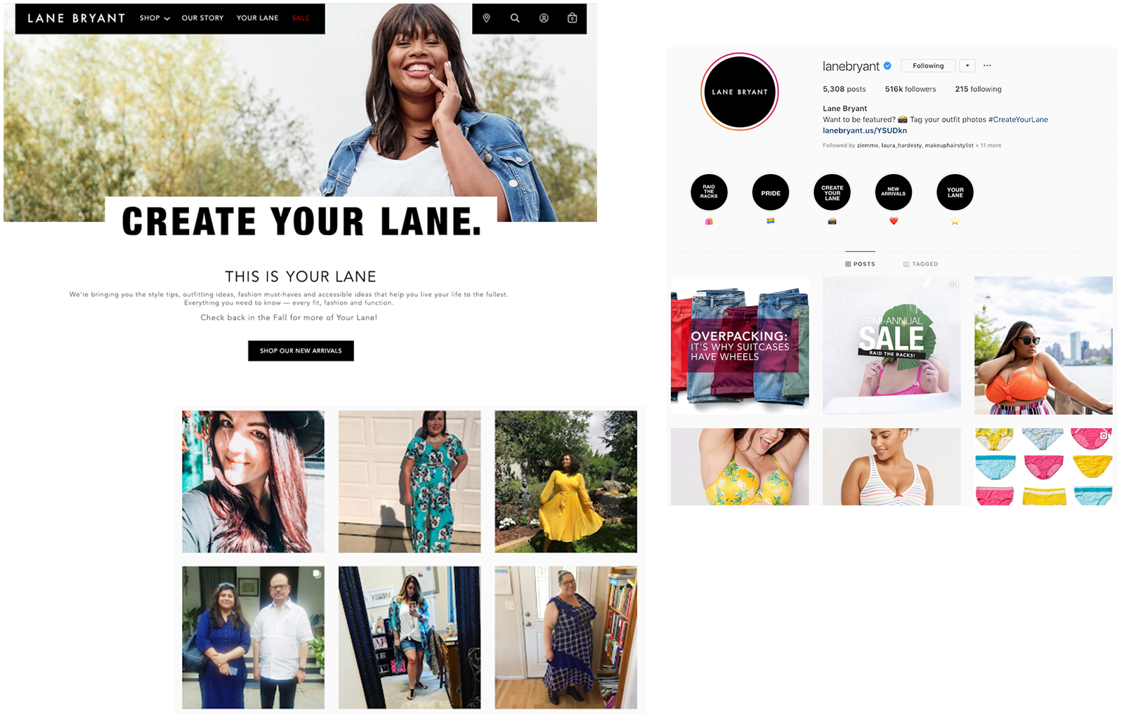 lane-bryant-website-IG-collage