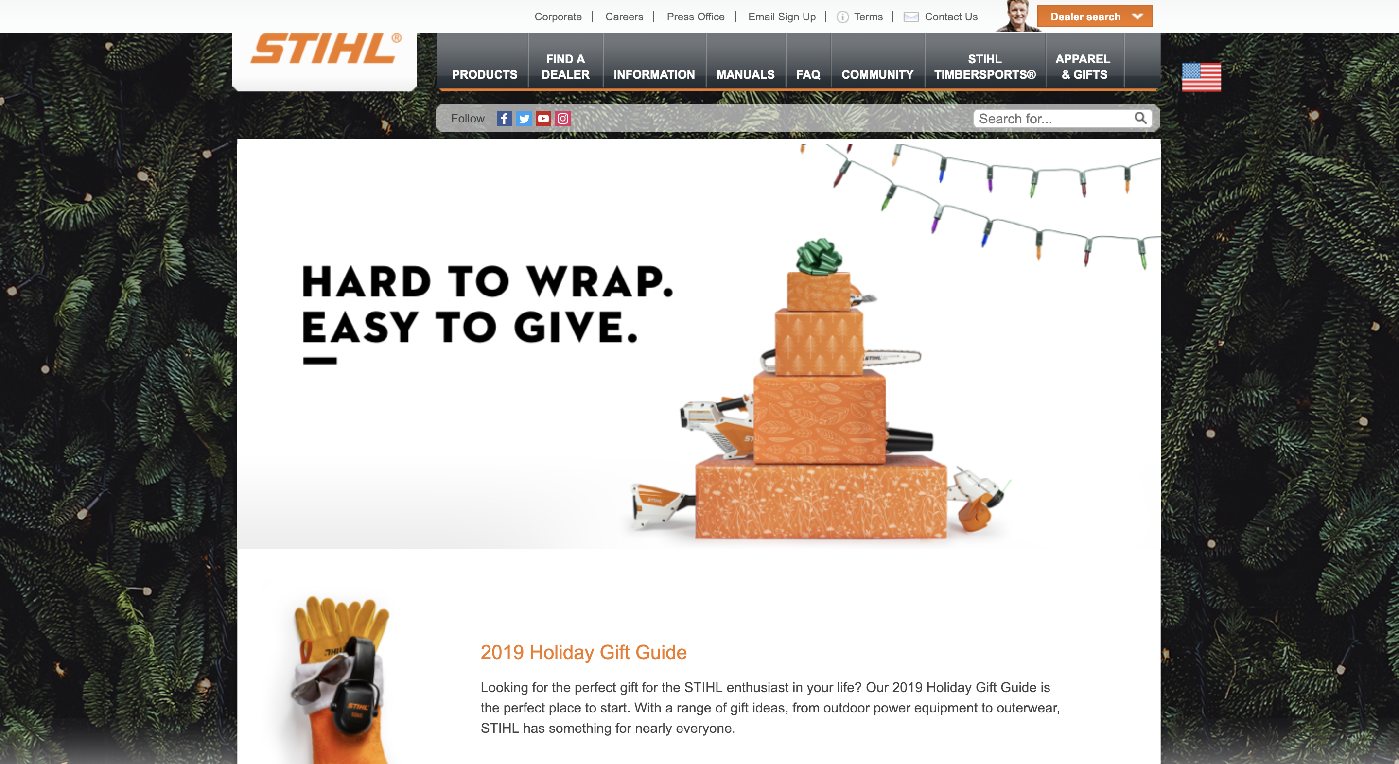 stihl-holiday-gift-guide-screenshot