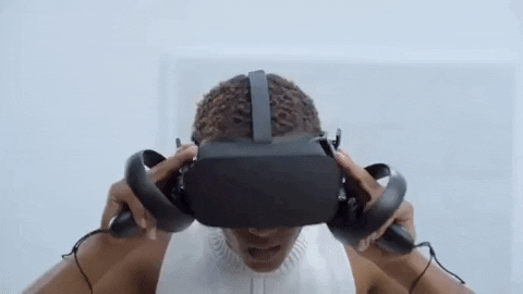 Очки виртуальной реальности. Виртуальная реальность гиф. В шлеме виртуальной реальности гиф. Очки виртуальной реальности гифки.